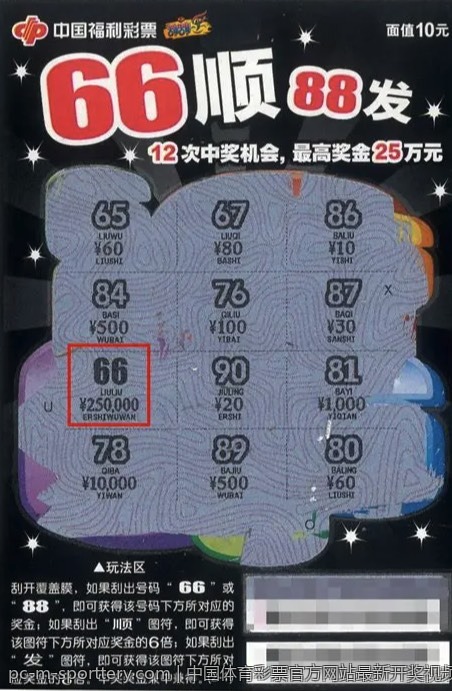 中国体育彩票官方网站最新开奖视频